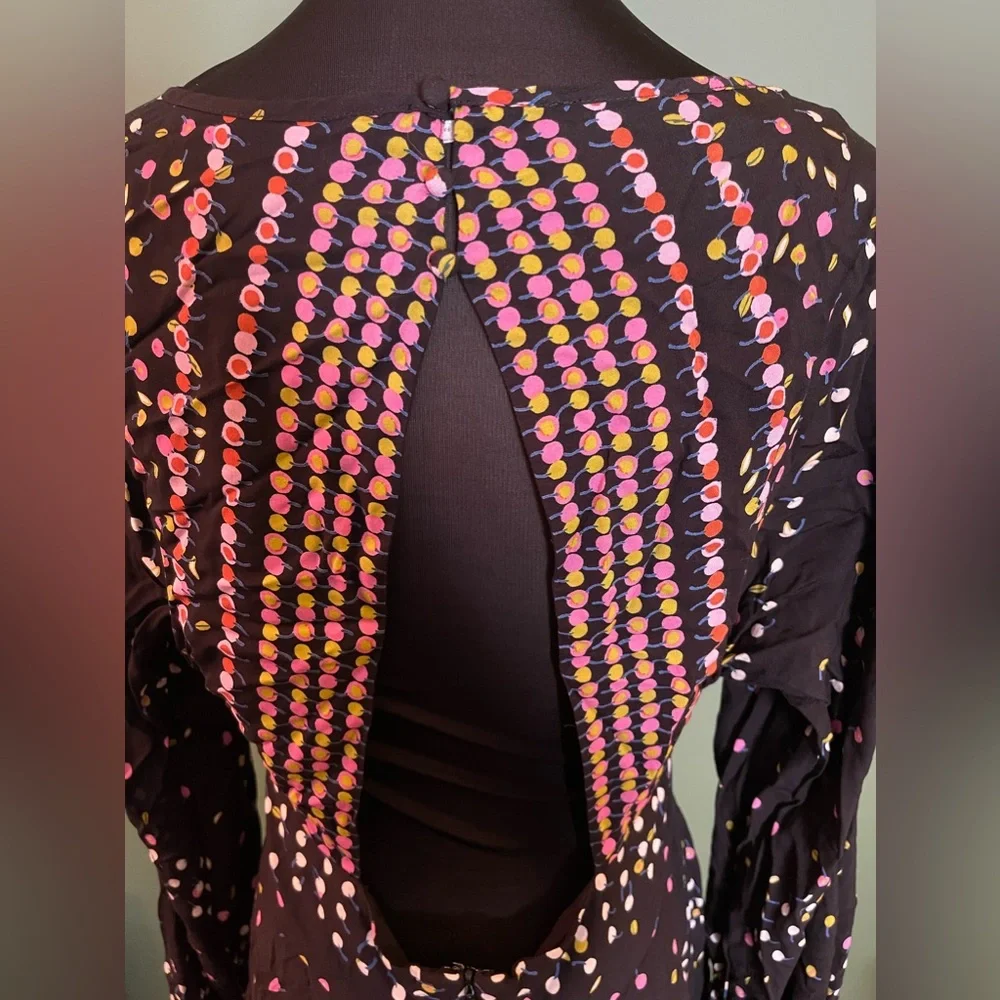 Free People Black Multi-Color Mini Dress - Picture 11 of 15